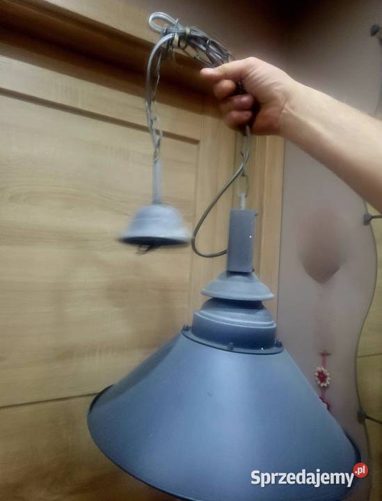 Loftowa lampa wisząca INDUSTRIAL metalowa na Gliwice