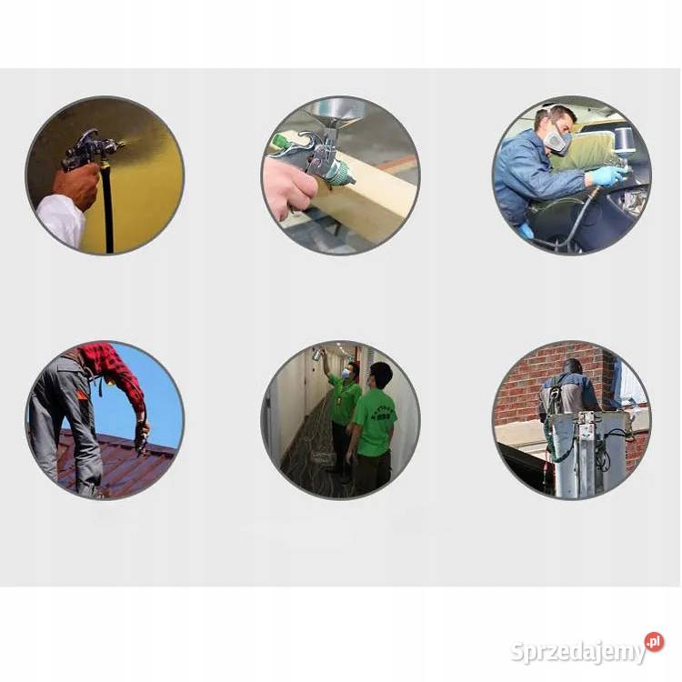 Pistolet Natryskowy HP 1L Dysza 2 mm 5070 PSI Ludźmierz