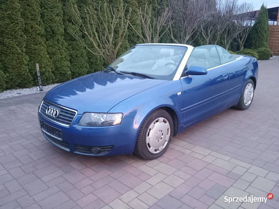 Audi A4 Kabrio 2002r 30i 220 Nawigacja VAT marża Witkowo
