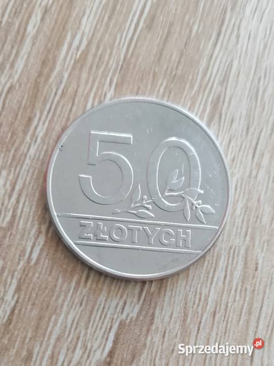 moneta 50 złotych 1990 Łódź