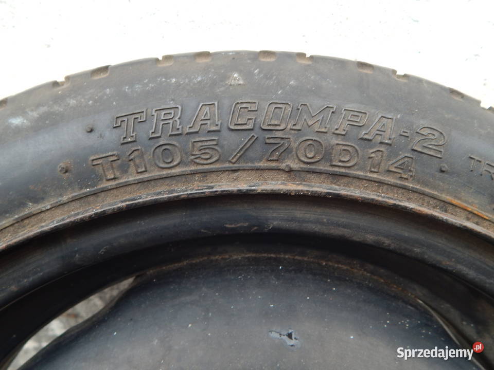 KOŁO DOJAZDOWE ZAPAS DOJAZDÓWKA T10570 D14 Warszawa