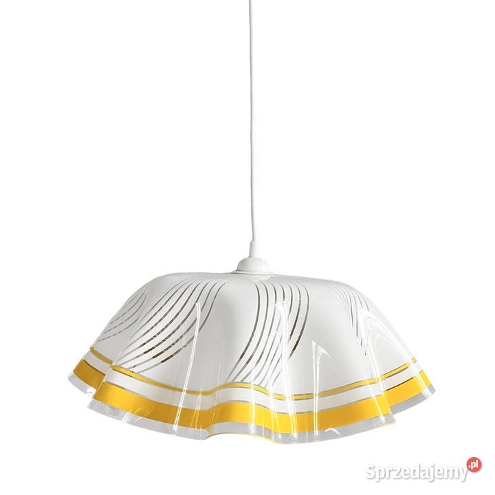 Kuchenna lampa sufitowa z plexi Polska lata 90 Warszawa