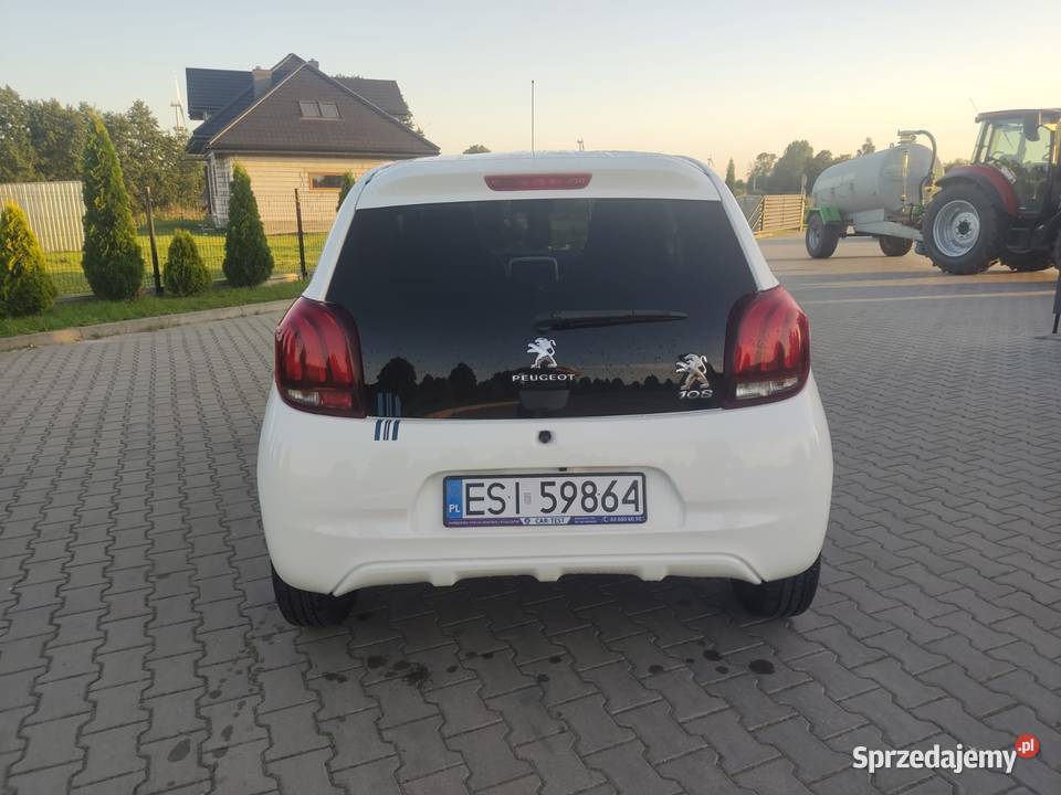 Peugeot 108 12 benzyna tablet klimatronic Rok produkcji 2018 łódzkie Sieradz