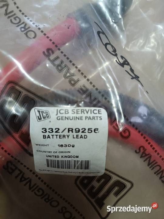 Przewód zasilający 12v JCB 332R9256 Rolnictwo Tczew