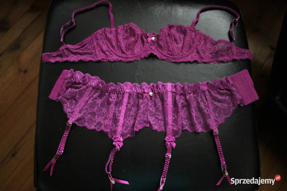 zestaw bielizna stanik 75 B pas HM xs 34 S 36 Komplety Toruń