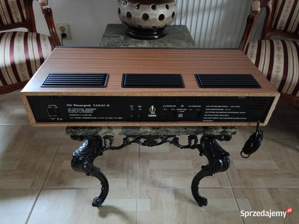 Zabytkowe Radio RFT Carats Hi Fi Vintage DDR Drawski Młyn