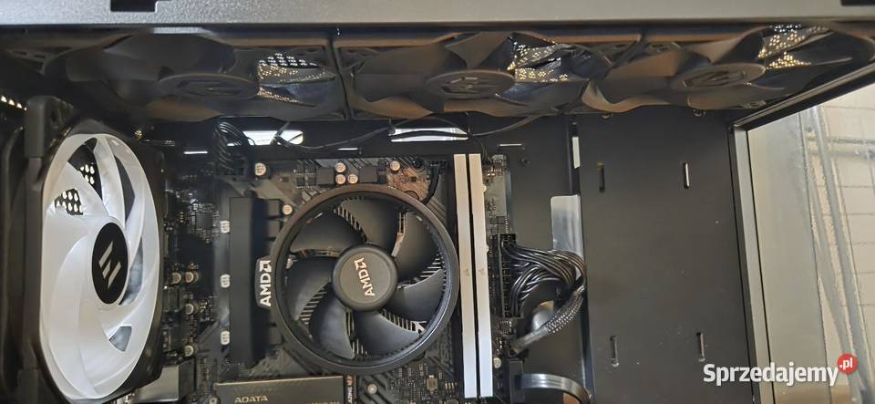 Komputer do gier ryzen 5 7600 DDR5 RTX 5060ti 500 Komputery stacjonarne Częstochowa sprzedam