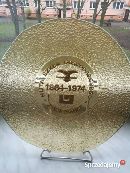 Dwa okolicznościowe talerze Ząbkowice Choszczno