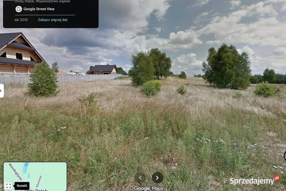 Atrakcyjna działka w Złotym Potoku