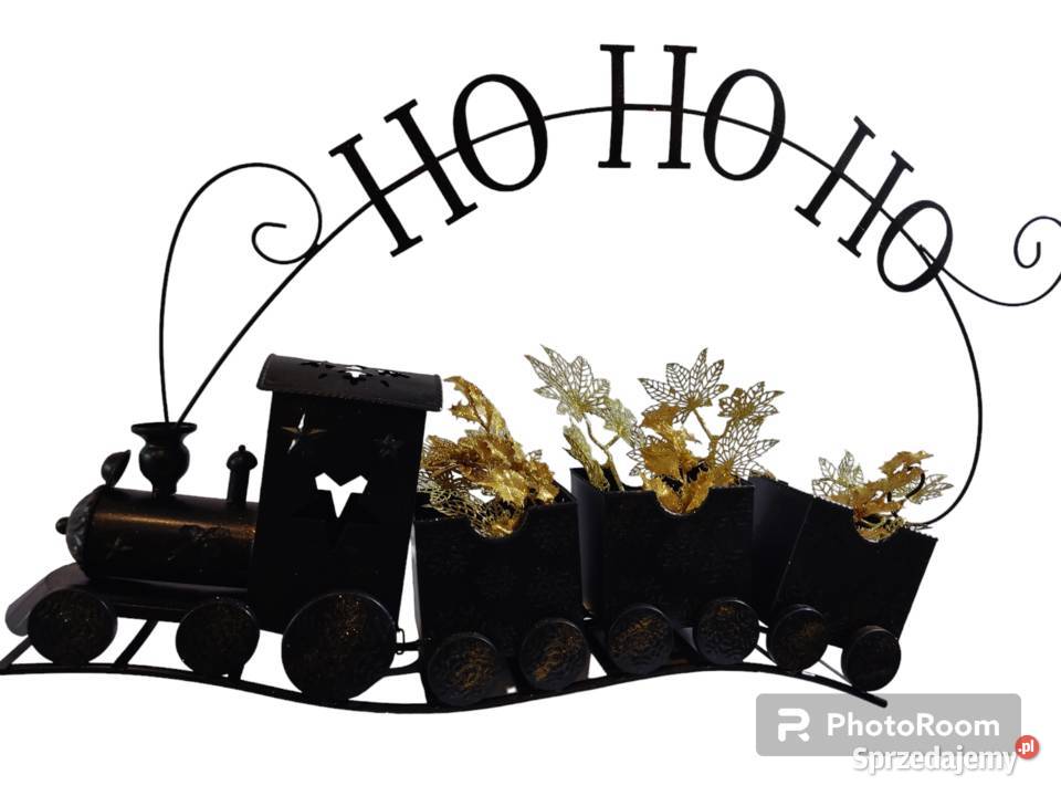 Pociąg metalowy czarny