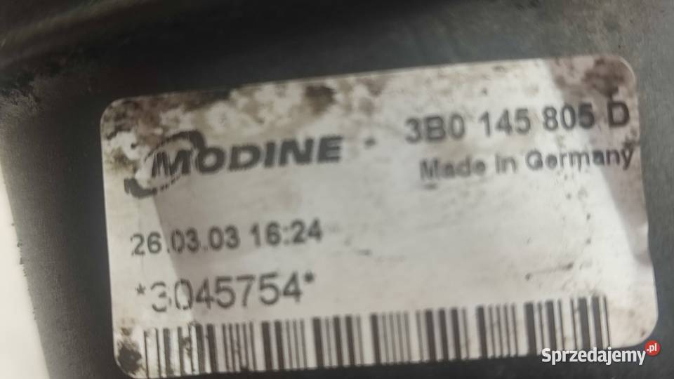 30INTERCOOLER VOLKSWAGEN PASSAT 19 TDI VARIANT Chłodnice powietrza (intercoolery) świętokrzyskie Włoszczowa
