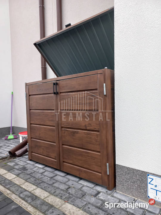 Zabudowa koszy na śmieci 140x80x120 2x240L Jastrowie sprzedam