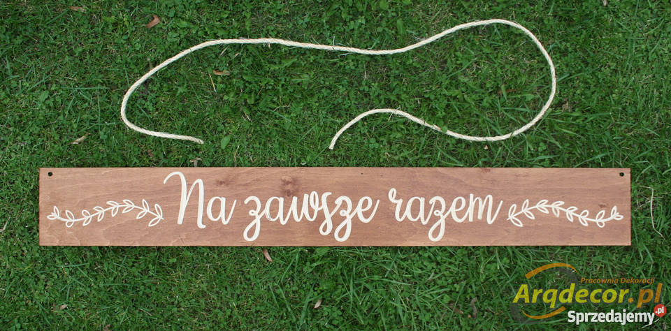 Deseczki rustykalne Tak zaczyna się nasza Dębna