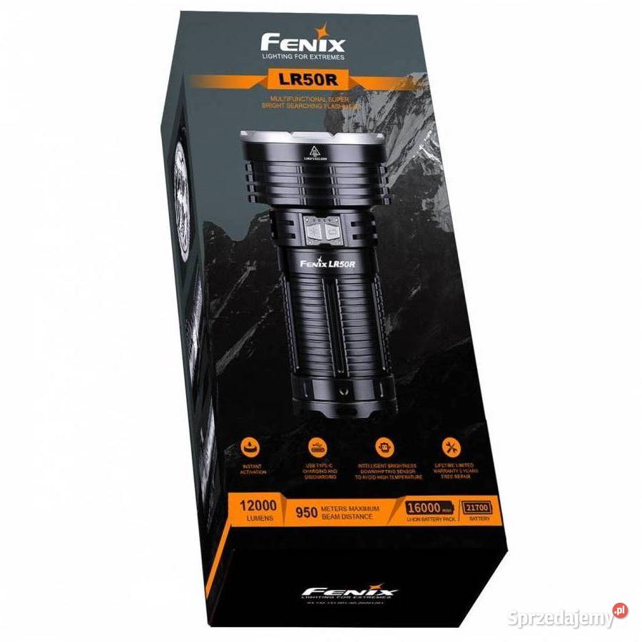 LETNIA WYPRZEDAŻ Latarka LED Fenix LR50R i Trzcianka