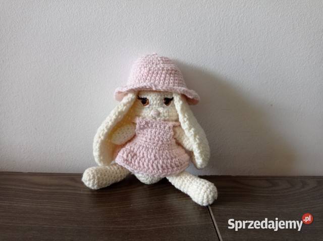Zajączek królik na szydełku Chorzów