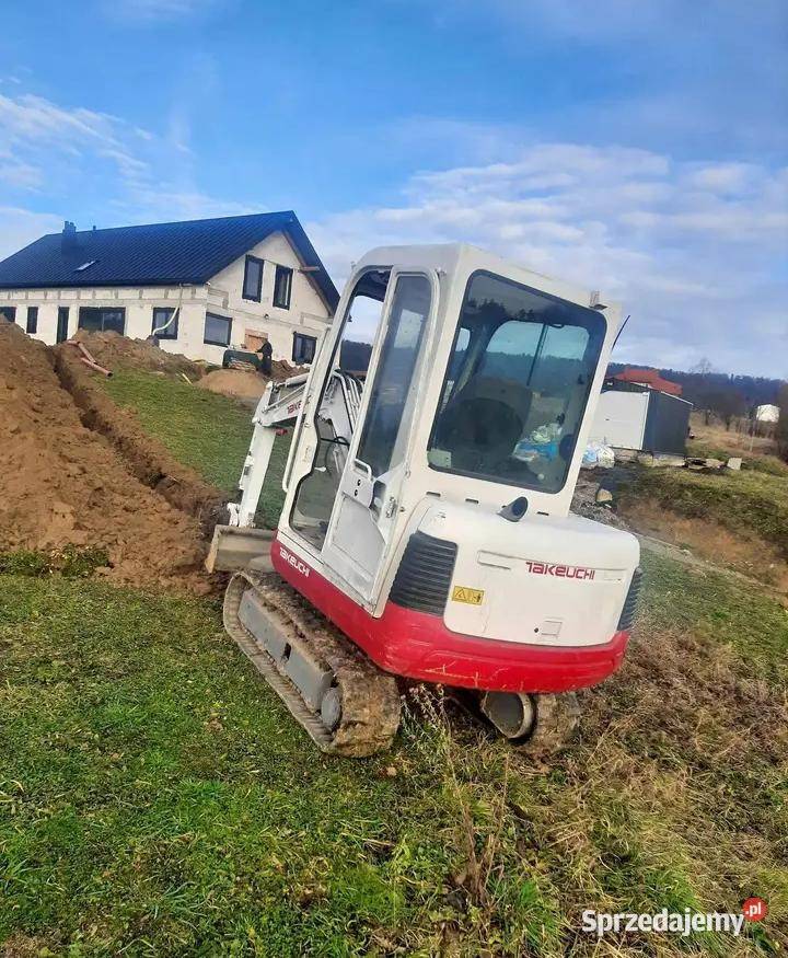 Minikoparka Takeuchi dolnośląskie Wałbrzych