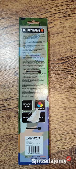 ICEPEAK obroża psa M obwód 48 60 odblaskowe logo Dla psów Jasień