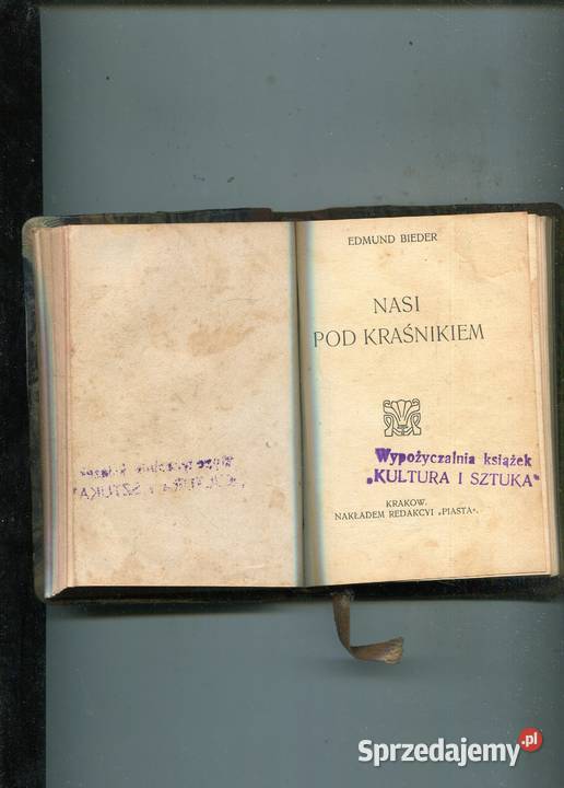 Opisanie bitwy grochowskiej Nasi pod Kraśnikiem Proza i poezja Szczecin sprzedam