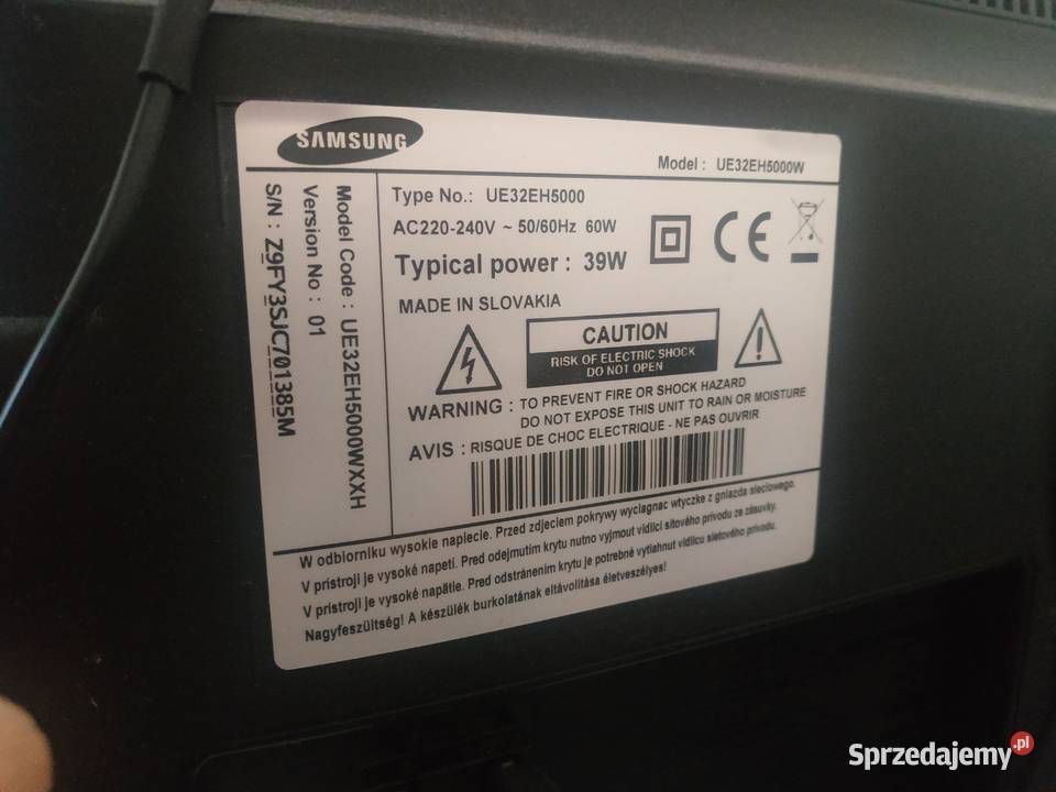 Telewizor Samsung UE32EH5000W Bolesławiec
