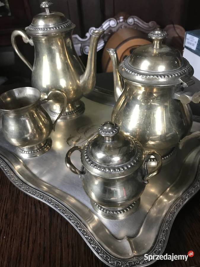 Stylowy komplet artdeco Antyczny zestaw kawowy Tarnów