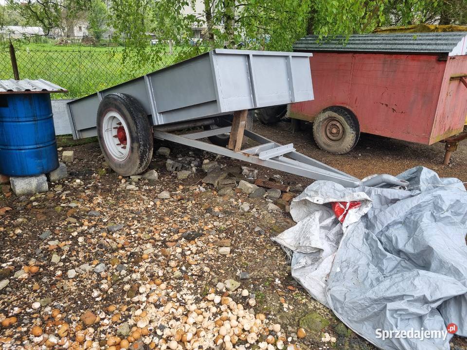 Przyczepa pod minikoparke podkarpackie Krosno sprzedam