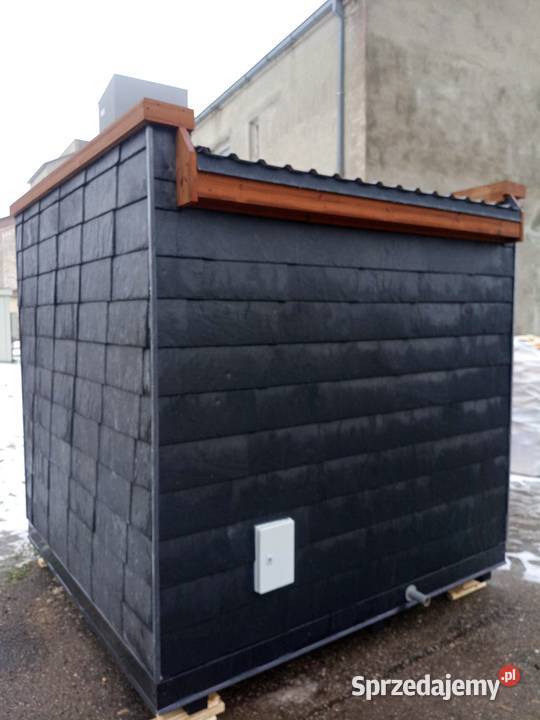 Modern Sauna Ogrodowa Bogato Wyposażona z Piecem Suwałki