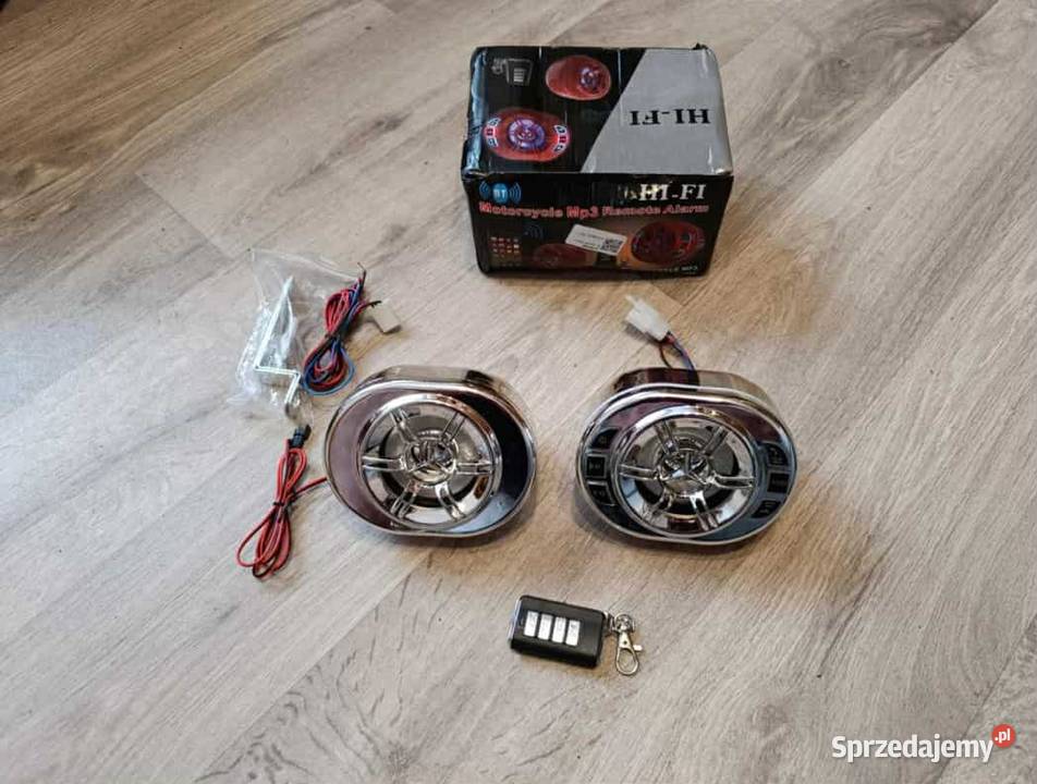 Radio Motocyklowe Głośnikami FM USB BLUETOOTH śląskie Kłomnice