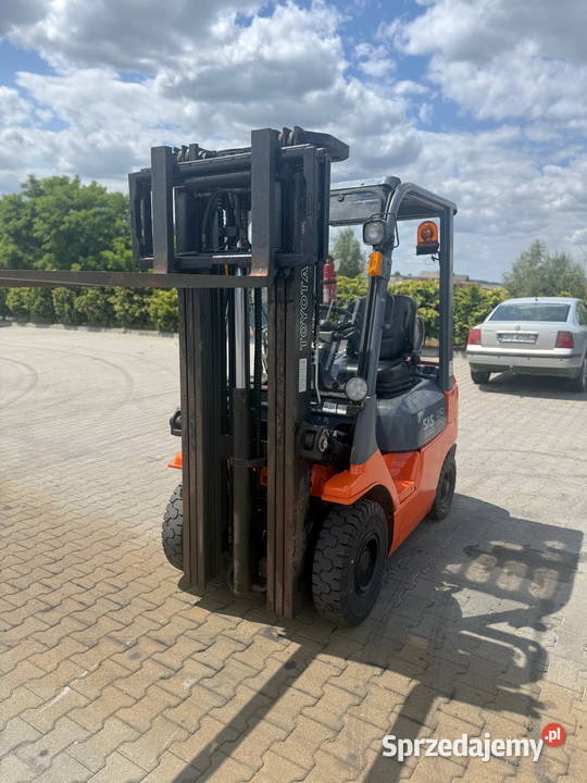 wózek widłowy TOYOTA 427FGF18 LPG 1800 Triplex Wózki widłowe Działoszyn