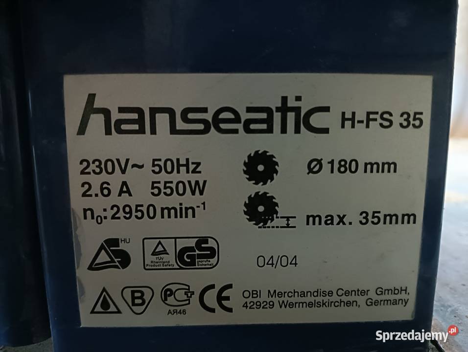 Piła stołowa 550W 230V pilarka widia przecinarka Wałbrzych sprzedam
