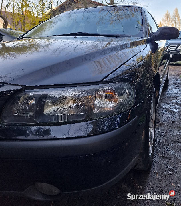 VOLVO S60 24D czarne jasne półskóry Mokre sprzedam