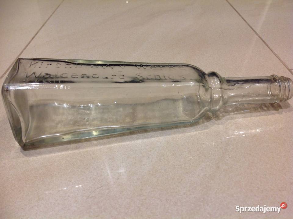 Stara Butelka Szklana KIrchniawy Werke lubuskie Nowa Sól sprzedam