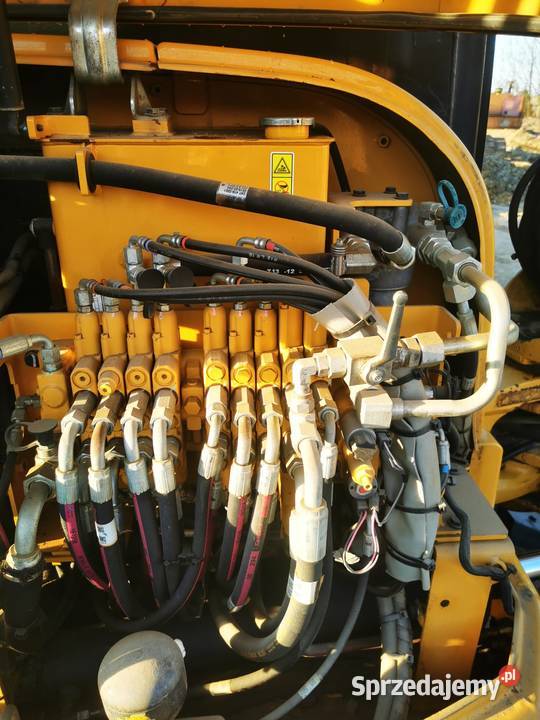 Cat 305 E 2 Koparka gasienicowa Pług Gumowe Maszyny budowlane Cieszyn