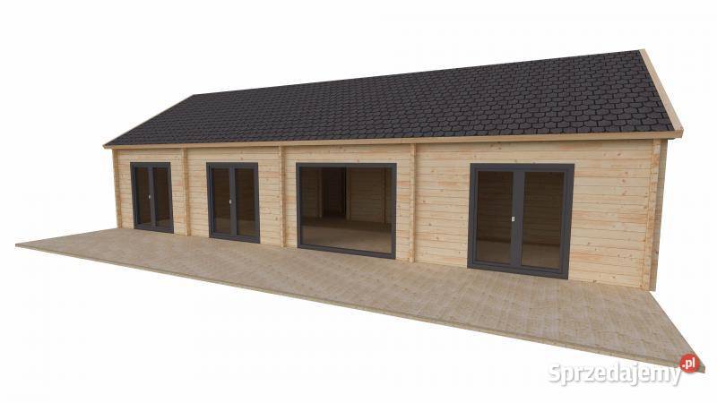 dom drewniany całoroczny SIBU 70m2 drewniany z Miłosław