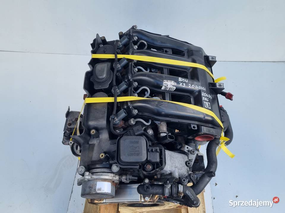 SILNIK KOMPLET BMW X3 E83 20 D DIESEL 150 167 Rudka