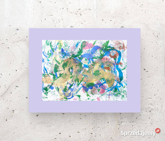 abstrakcyjny rysunek A3 Kołobrzeg