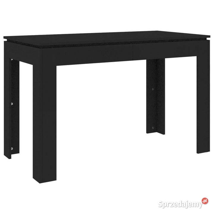 Stół jadalniany czarny 120x60x76 materiał Stoły Warszawa