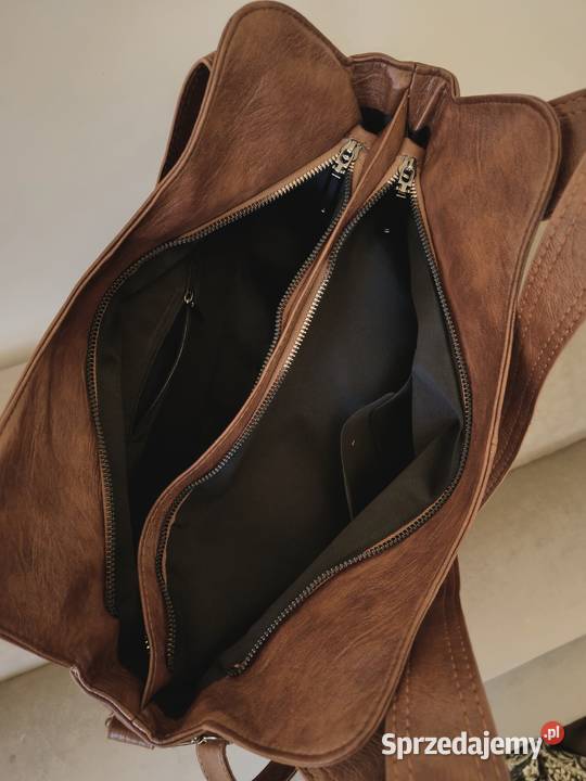 Torba damska na ramię Kolor jasny brąz sprzedam