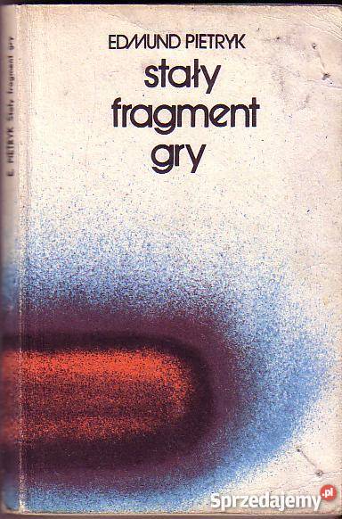 6581 STAŁY FRAGMENT GRY EDMUND PIETRYK Czyrna sprzedam