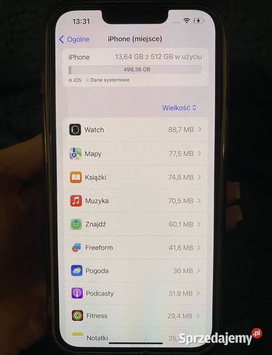 iPhone 13 Pro 512 GB Sierra Blue z akcesoriami z Oświęcim sprzedam