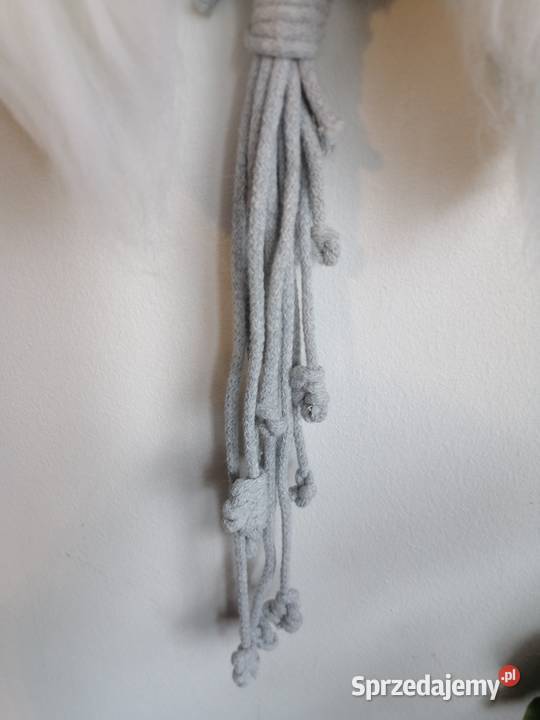 Sowa ze sznurka makrama rękodzieło małopolskie Brzesko