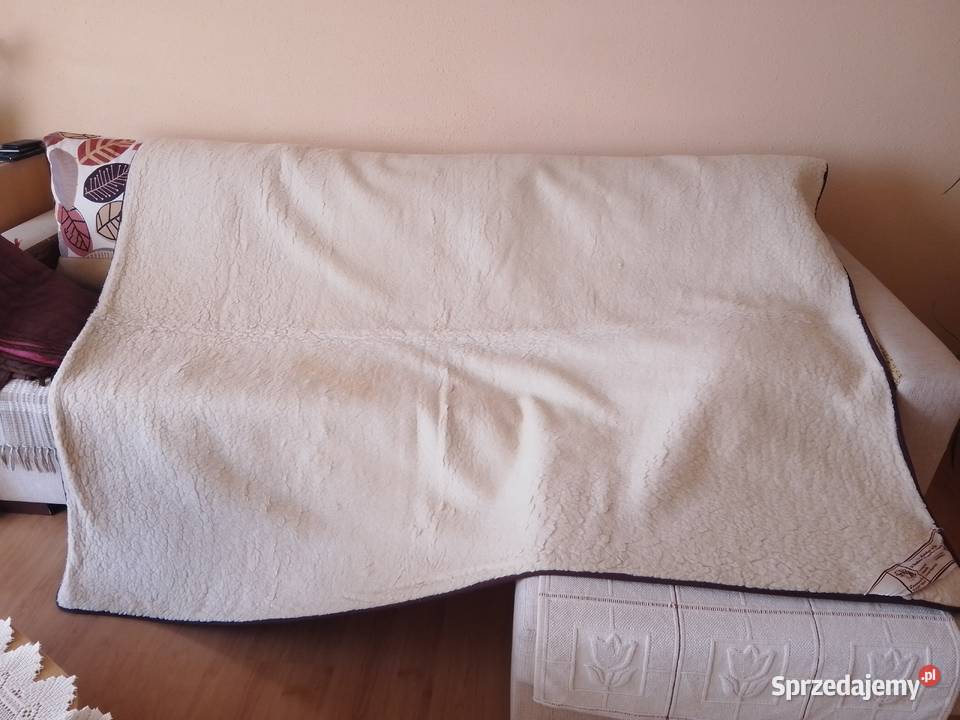 Wełniana kołdra podkład na materac 195cmx155 Sosnowiec