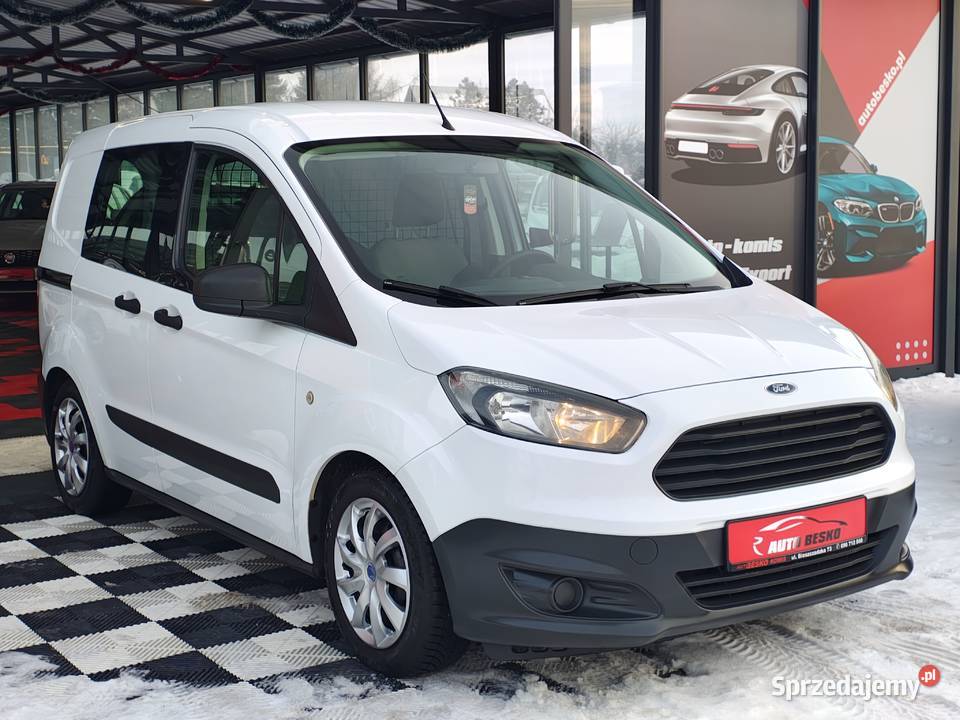 Ford Transit Courier 2016r 15Diesel Zadbany Dwa biały Zarszyn