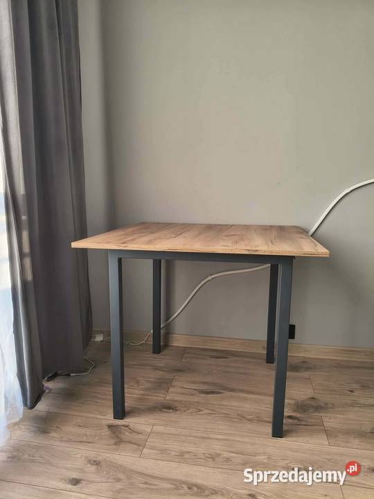 Stół rozkładany dąb Craft złoty 90x90 śląskie Bytom