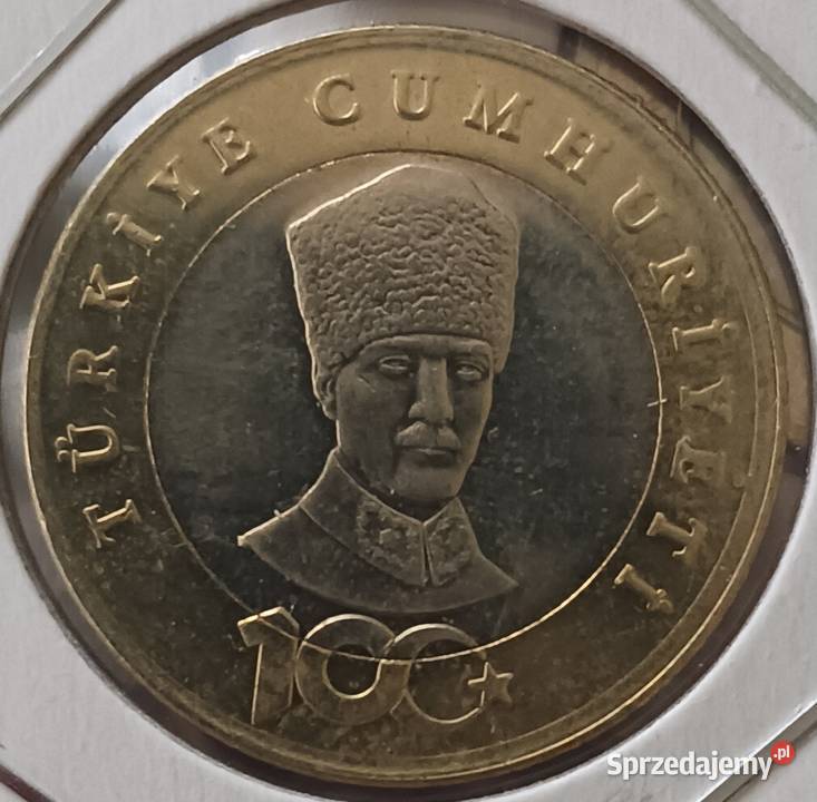 5 Lira Turcja 2023 r mennicze Konin sprzedam
