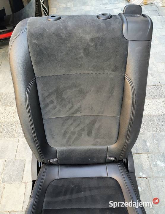 FOTEL LEWY TYŁ TYLNY II RZĄD VW SHARAN 7N