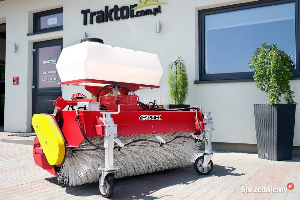 Zamiatarka 150 do traktora z koszem pojemnikiem