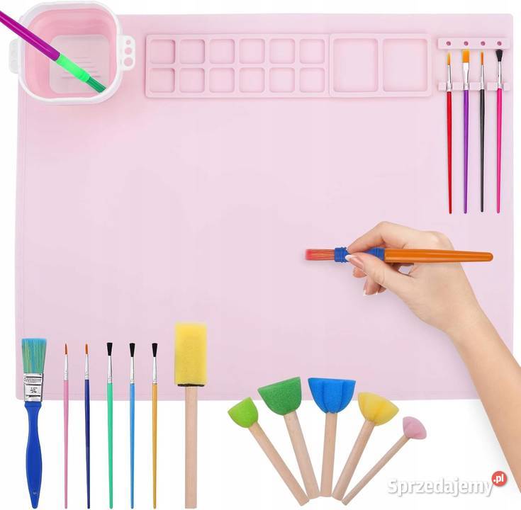 Mata silikonowa do malowania i rękodzieła DZIECI Myszyniec sprzedam