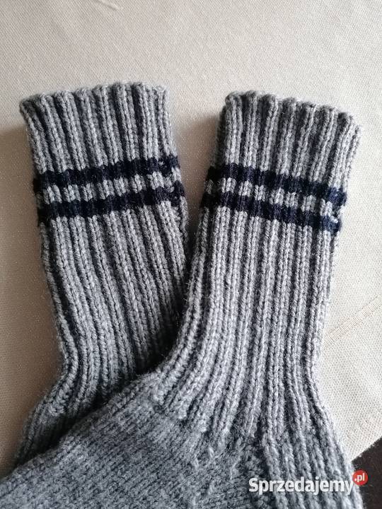 Skarpetki ręcznie robione 38 39 Rękodzieło Strzebiń sprzedam