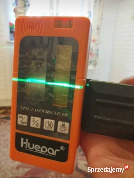 Poziomica laserowa Niwelator 2d 360 huepar Pionki