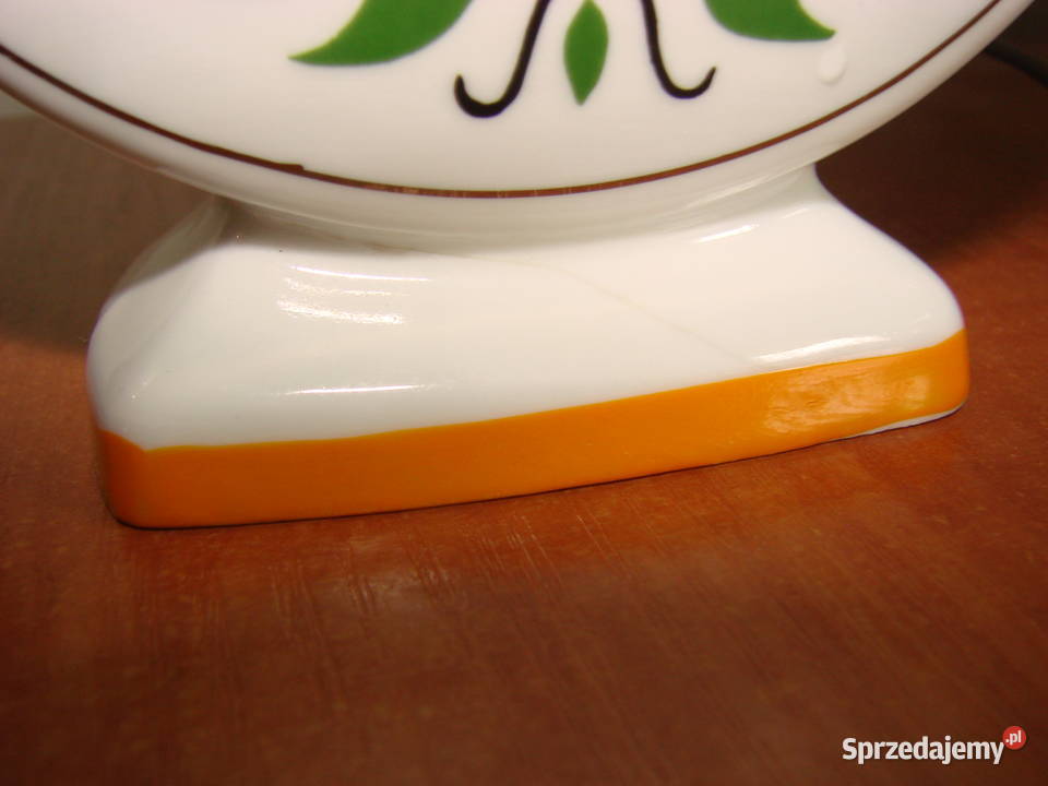 Lubiana wzór kaszubski wazon PRL Pruszcz Gdański